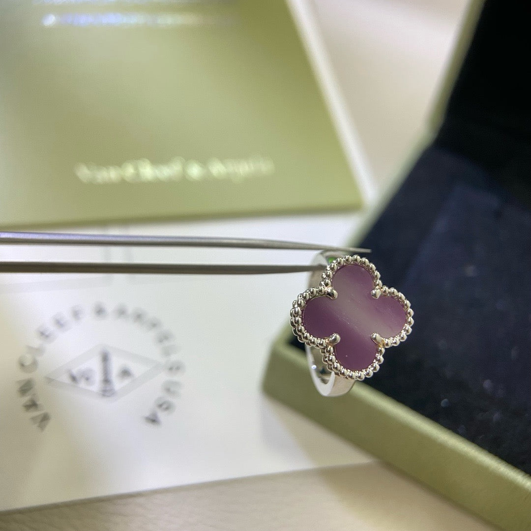 [Garvey ]CLOVER  PURPLE VIOLET RING