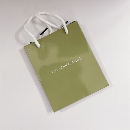 [Garvey ]VA CLOVER BRACELET NECKLACE RING BOX GIFT BAG