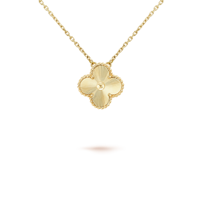 [Garvey ]CLOVER 15MM LASER NECKLACE