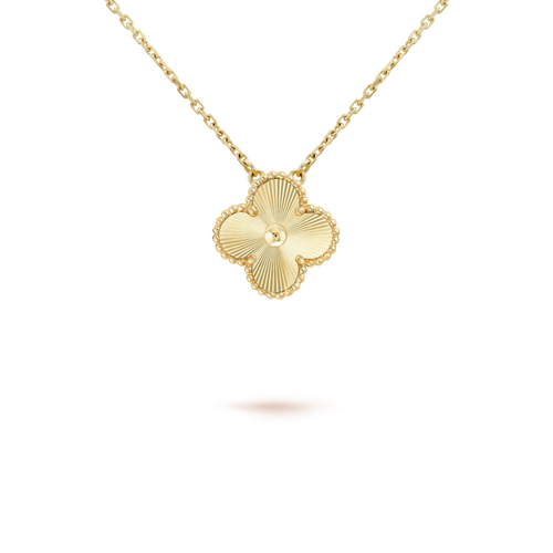 [Garvey ]CLOVER 15MM LASER NECKLACE