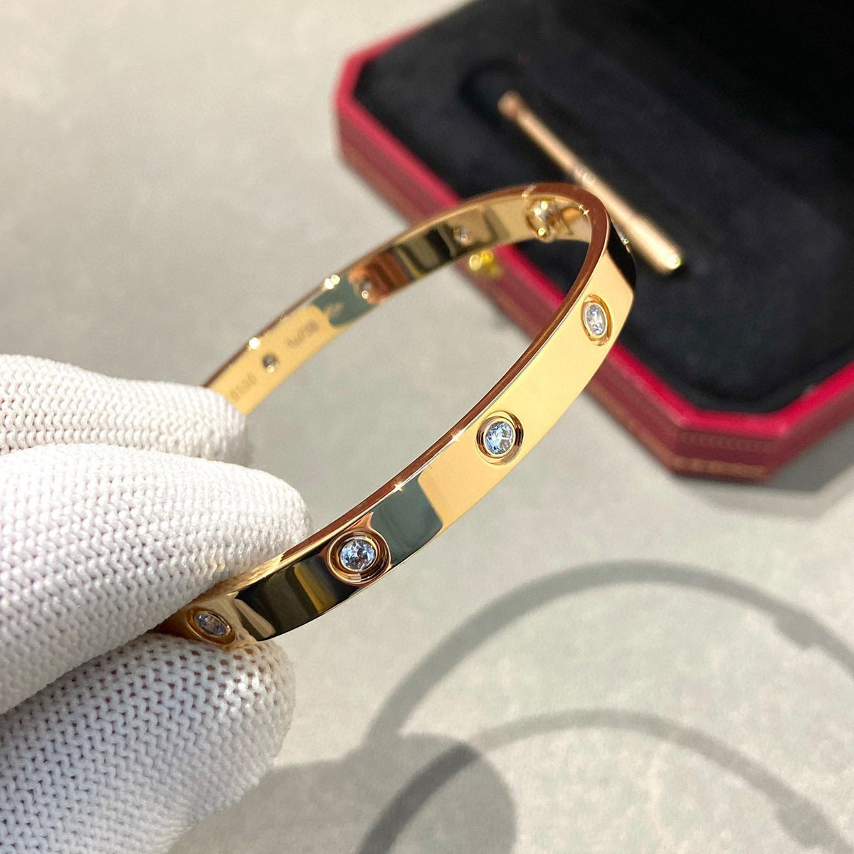 [Garvey ]LOVE BRACELET 6.1MM 10 DIAMONDS