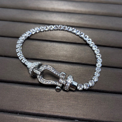 [Garvey ]FORCE  HORSESHOE  DIAMOND TENNIS BRACELET