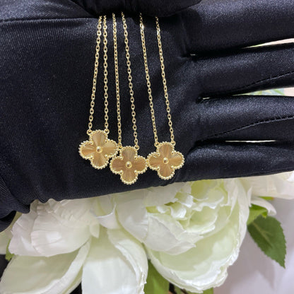 [Garvey ]CLOVER 15MM LASER NECKLACE