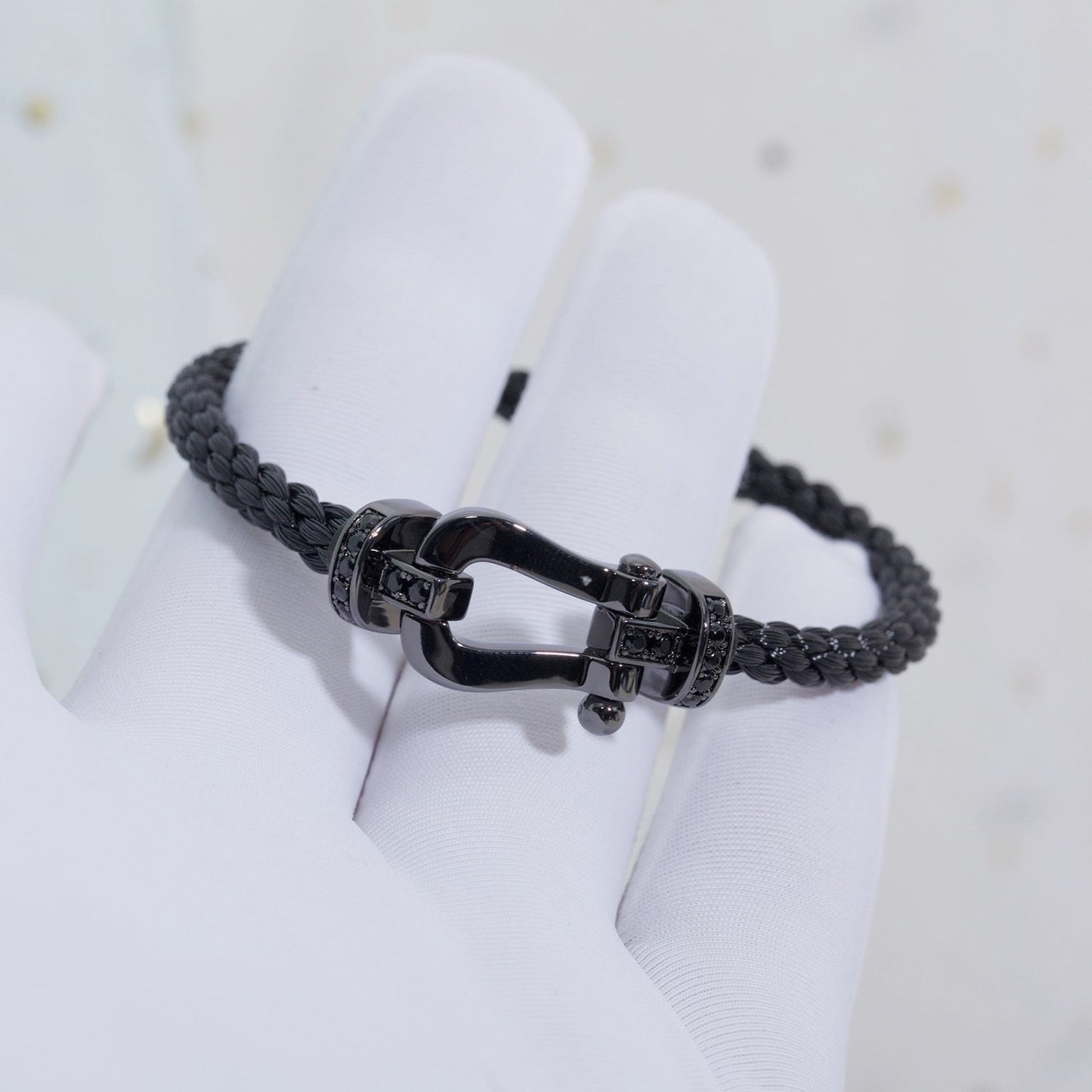 [Garvey]FORCE LARGE SERIES BLACK SAMURAI BRACELET