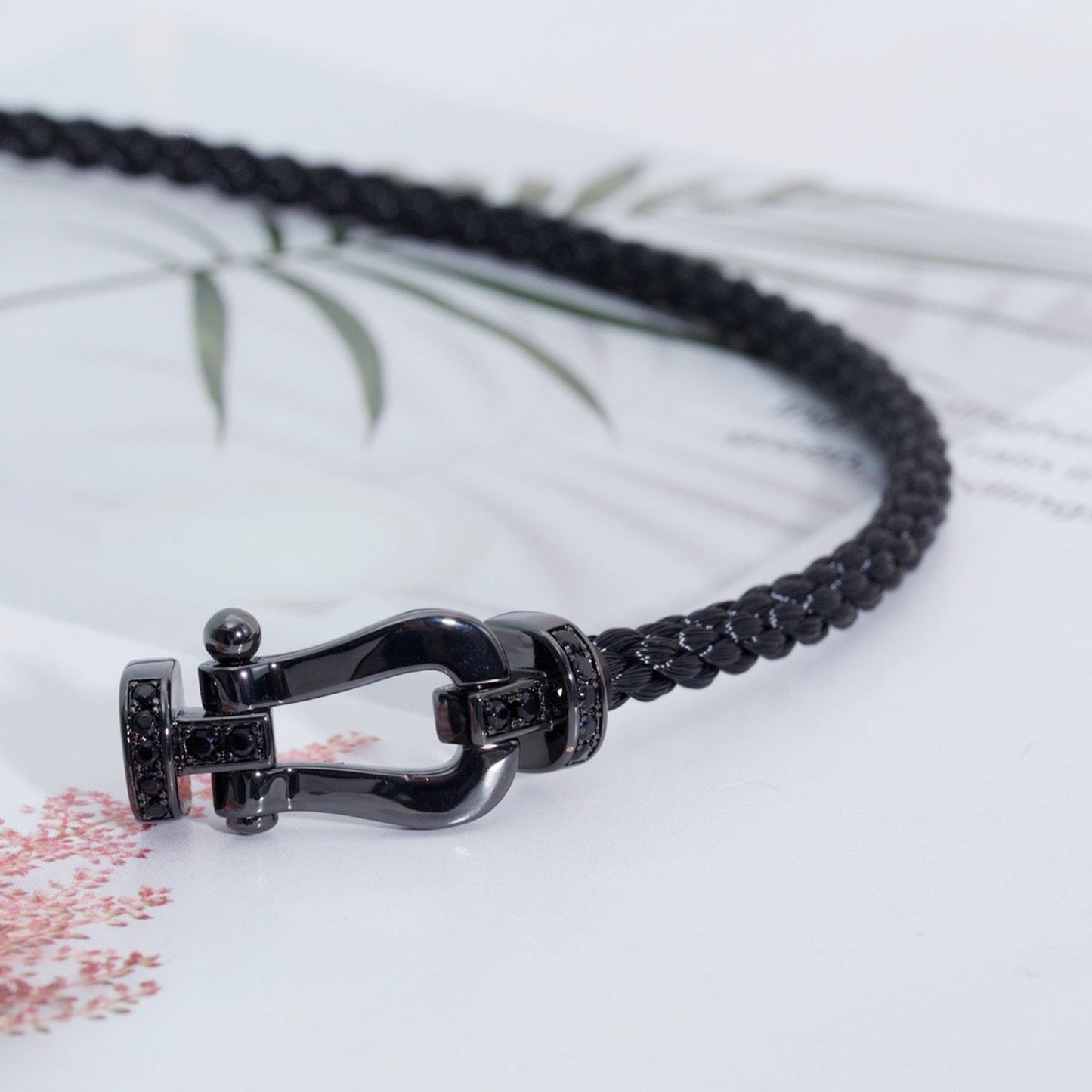 [Garvey]FORCE LARGE SERIES BLACK SAMURAI BRACELET