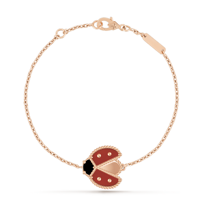 [Garvey ]LUCKY SPRING 1 MOTIF PINK GOLD BRACELET