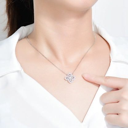 [Garvey]LOOP NECKLACE FULL MOTIF DIAMOND 16MM MULTIPLE COLORS