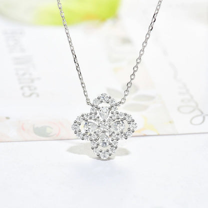 [Garvey]LOOP NECKLACE FULL MOTIF DIAMOND 16MM MULTIPLE COLORS