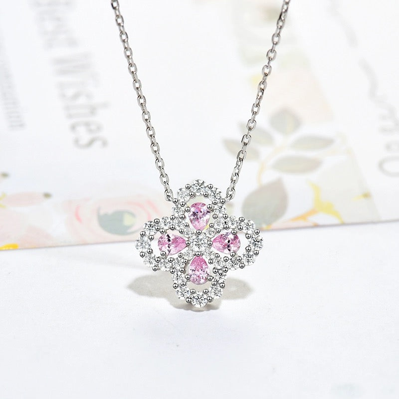 [Garvey]LOOP NECKLACE FULL MOTIF DIAMOND 16MM MULTIPLE COLORS