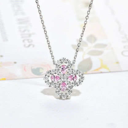 [Garvey]LOOP NECKLACE FULL MOTIF DIAMOND 16MM MULTIPLE COLORS