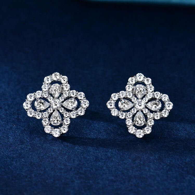 [Garvey]LOOP EARRINGS FULL MOTIF DIAMOND 16MM