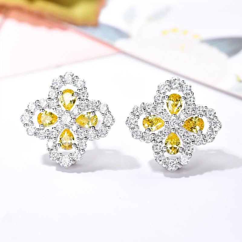 [Garvey]LOOP EARRINGS FULL MOTIF DIAMOND 16MM