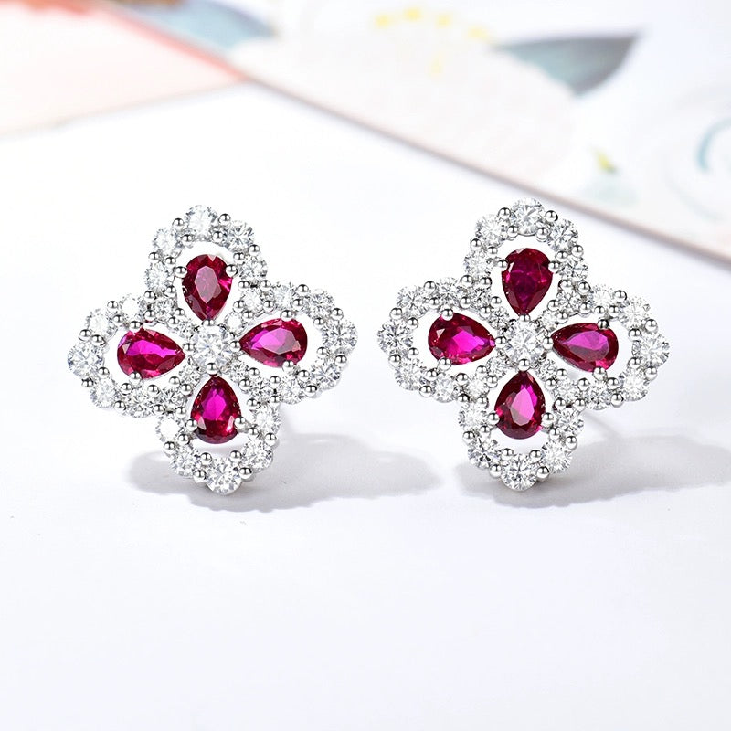 [Garvey]LOOP EARRINGS FULL MOTIF DIAMOND 16MM