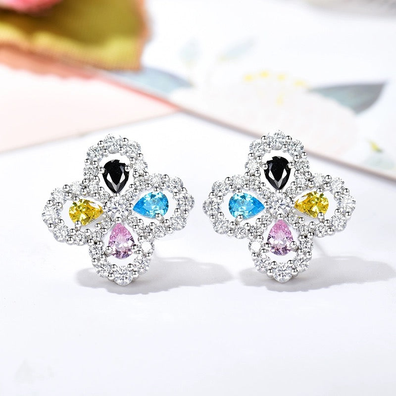 [Garvey]LOOP EARRINGS FULL MOTIF DIAMOND 16MM