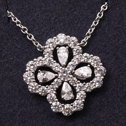 [Garvey]LOOP NECKLACE FULL MOTIF DIAMOND 16MM MULTIPLE COLORS