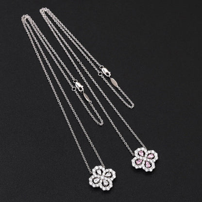 [Garvey]LOOP NECKLACE FULL MOTIF DIAMOND 16MM MULTIPLE COLORS