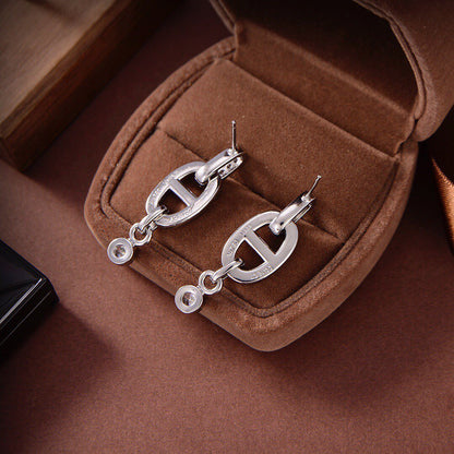 [Garvey ]HM CHAINE DIAMOND EARRINGS