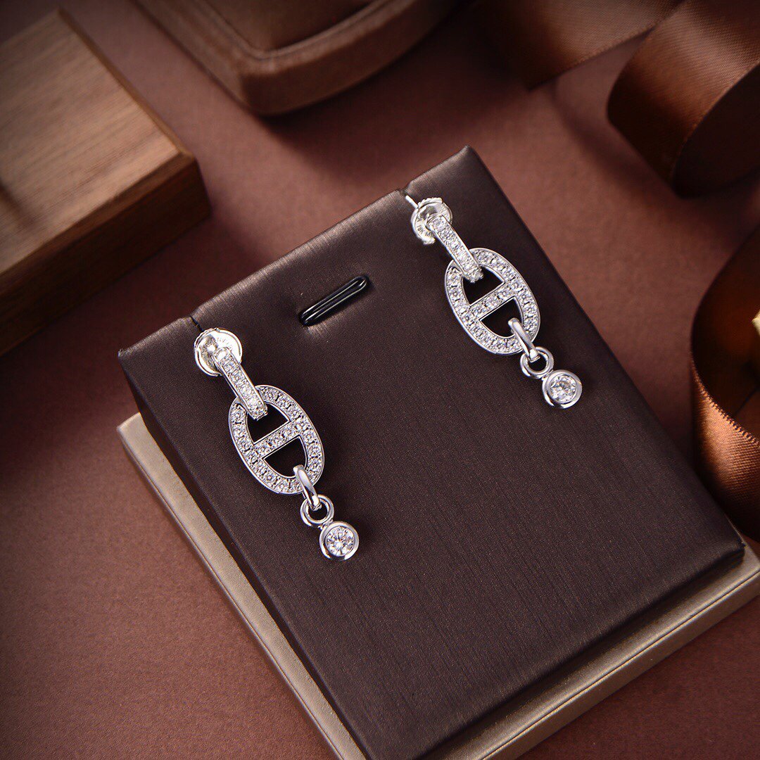 [Garvey]HM CHAINE DIAMOND EARRINGS