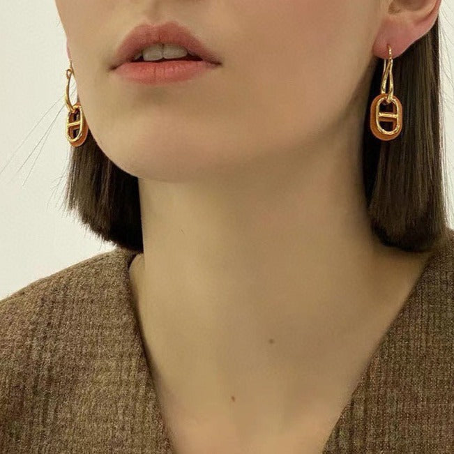 [Garvey ]HM O'MAILLON GOLD EARRINGS