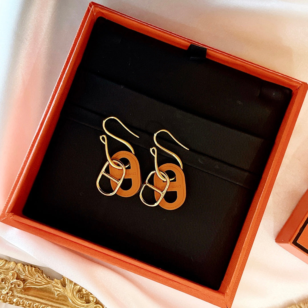 [Garvey ]HM O'MAILLON GOLD EARRINGS