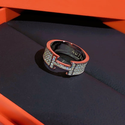 [Garvey ]H RING FULL DIAMOND
