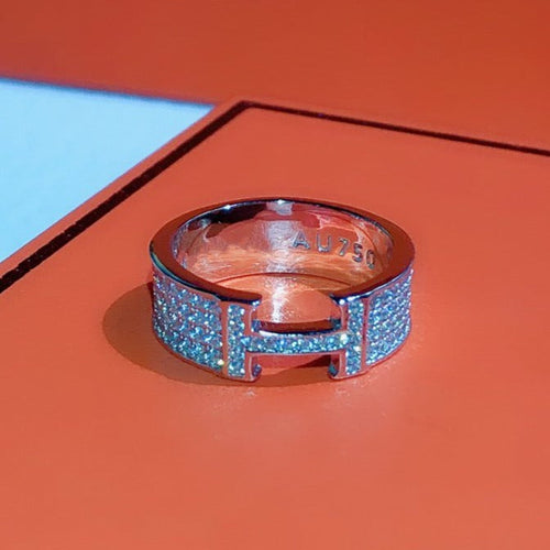 [Garvey]H RING FULL DIAMOND