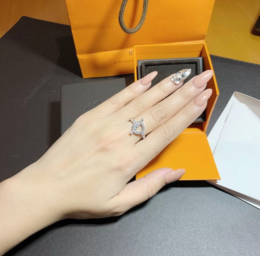 [Garvey ]ECHAPPEE RING SILVER DIAMOND