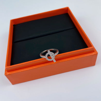 [Garvey ]ECHAPPEE RING SILVER DIAMOND