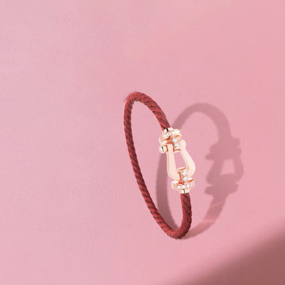 [Garvey ]FORCE 10 HALF DIAMOND PINK GOLD RED CORDERI LARGE AND MEDIUM MODEL