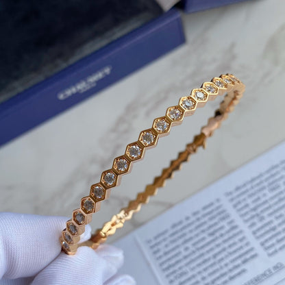[Garvey ]BEE LOVE GOLD BRACELET FULL DIAMOND