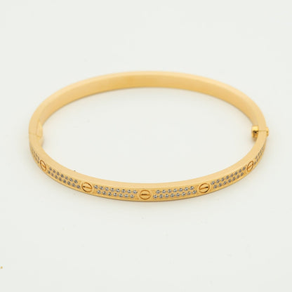 [Garvey ]LOVE BRACELET 3.65MM DIAMOND-PAVED