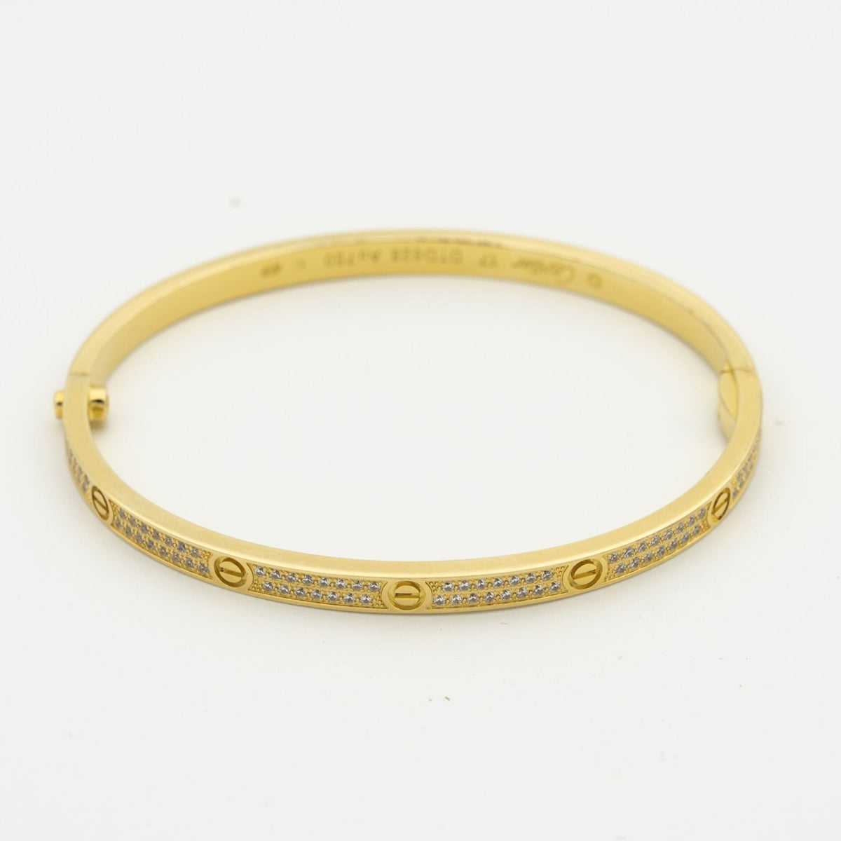 [Garvey ]LOVE BRACELET 3.65MM DIAMOND-PAVED