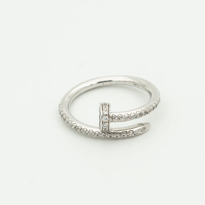 [Garvey ]JUSTE RING 1.8MM SILVER DIAMONDS