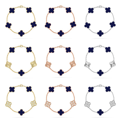 [Garvey ]CLOVER 5 MOTIF LAPIS LAZULI BRACELET COLLECTION