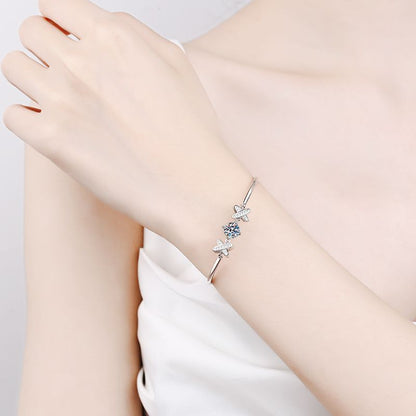 [Garvey]ELEGANT BOW-KNOT MOISSANITE BRACELET