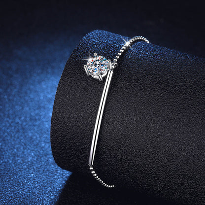[Garvey]ELEGANT HALF-MOON CURVE MOISSANITE BRACELET