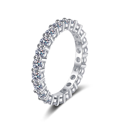 [Garvey]LUXURIOUS 2.2 CARAT FULL ETERNITY MOISSANITE RING