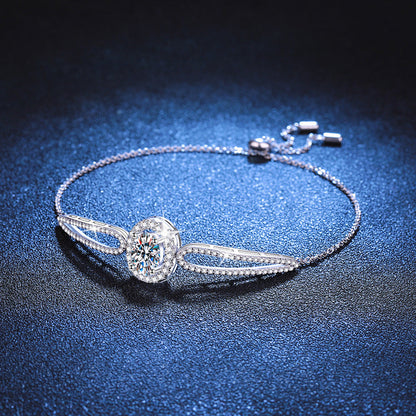 [Garvey]"PIGEON'S EGG" TEARDROP MOISSANITE BRACELET