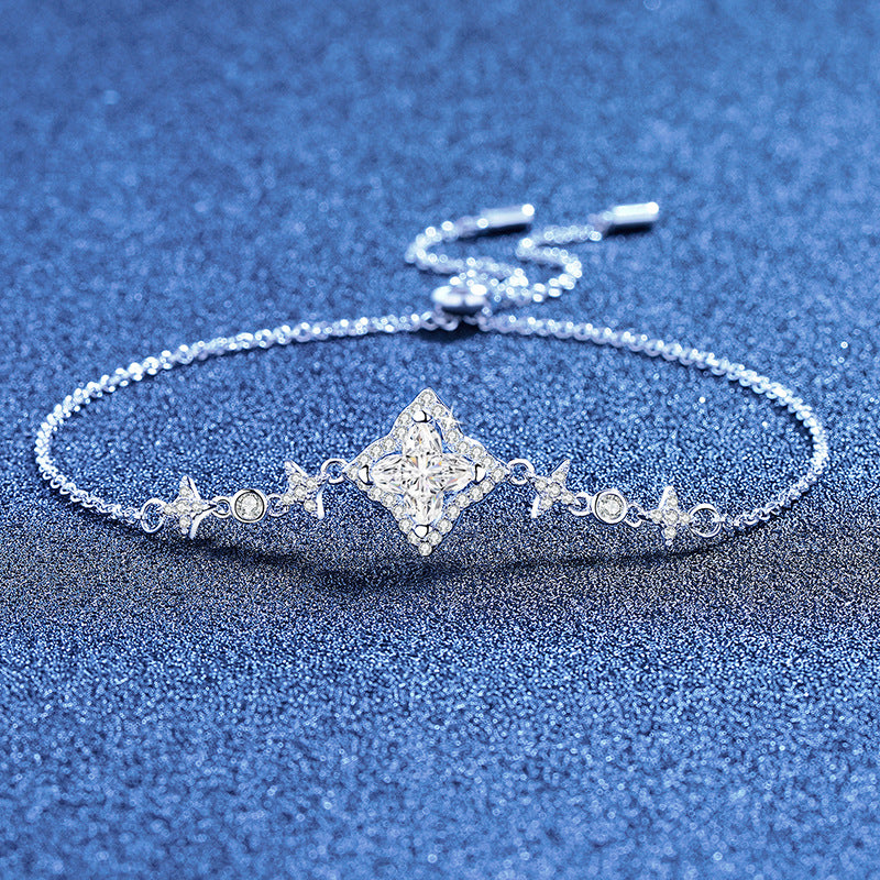 [Garvey]MARQUISE-CLOVER MOISSANITE BRACELET