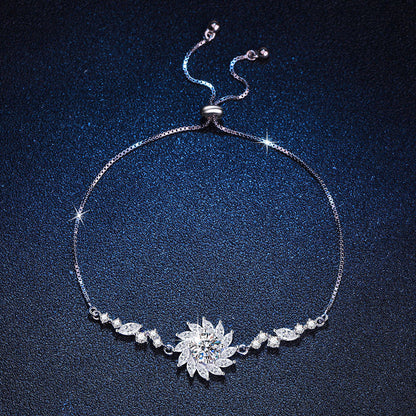 [Garvey]RADIANT SUNFLOWER MOISSANITE BRACELET