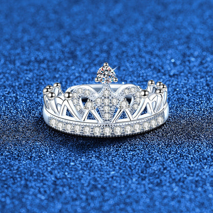 [Garvey]DREAMY CROWN MOISSANITE RING - 1.2CT ELEGANT PRINCESS STYLE