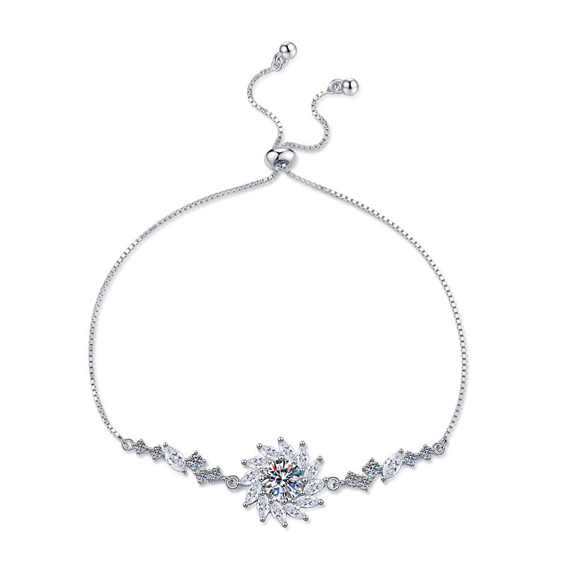 [Garvey]RADIANT SUNFLOWER MOISSANITE BRACELET