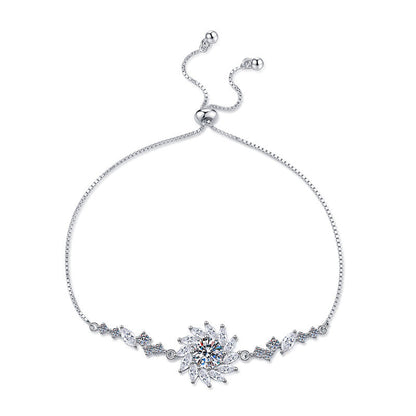 [Garvey]RADIANT SUNFLOWER MOISSANITE BRACELET