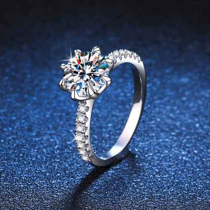 [Garvey]BOLD TIGER CLAW MOISSANITE ENGAGEMENT RING