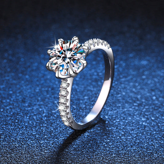 [Garvey]BOLD TIGER CLAW MOISSANITE ENGAGEMENT RING