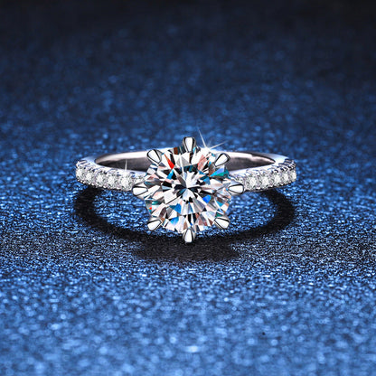 [Garvey]BOLD TIGER CLAW MOISSANITE ENGAGEMENT RING
