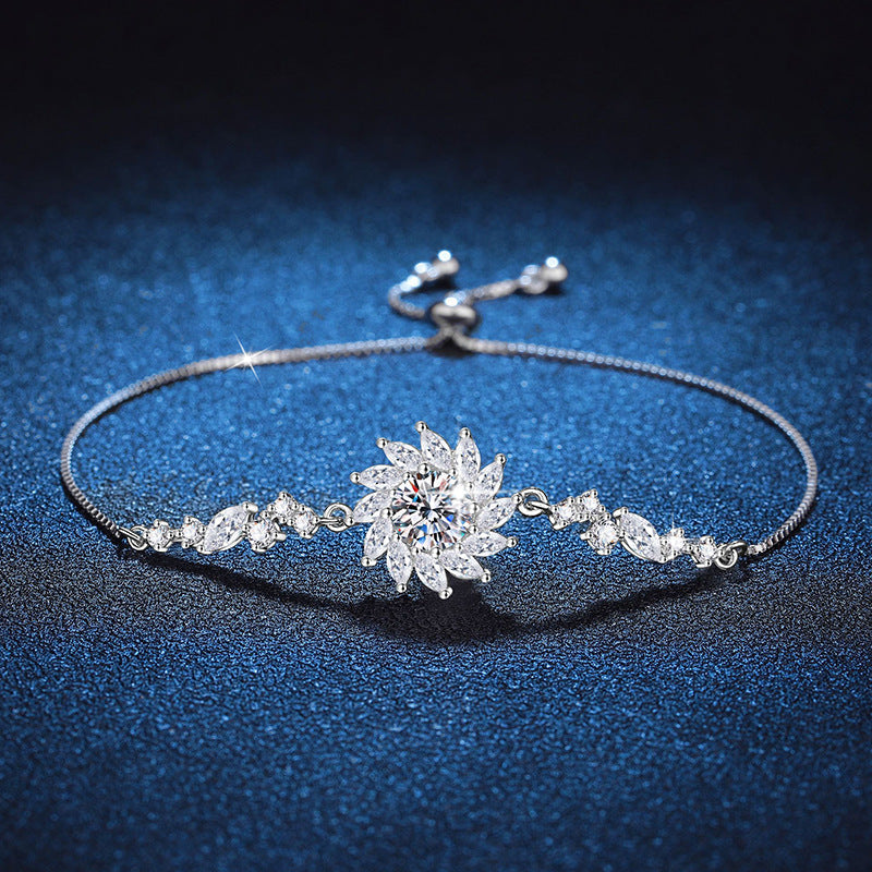 [Garvey]RADIANT SUNFLOWER MOISSANITE BRACELET