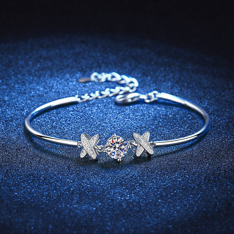 [Garvey]ELEGANT BOW-KNOT MOISSANITE BRACELET