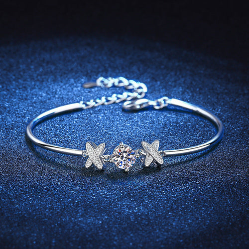[Garvey]ELEGANT BOW-KNOT MOISSANITE BRACELET