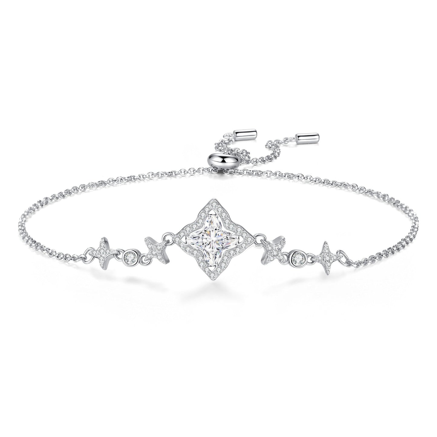 [Garvey]MARQUISE-CLOVER MOISSANITE BRACELET